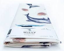 Load image into Gallery viewer, Willy Whale Tea Towel
