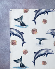 Load image into Gallery viewer, Willy Whale Tea Towel spread

